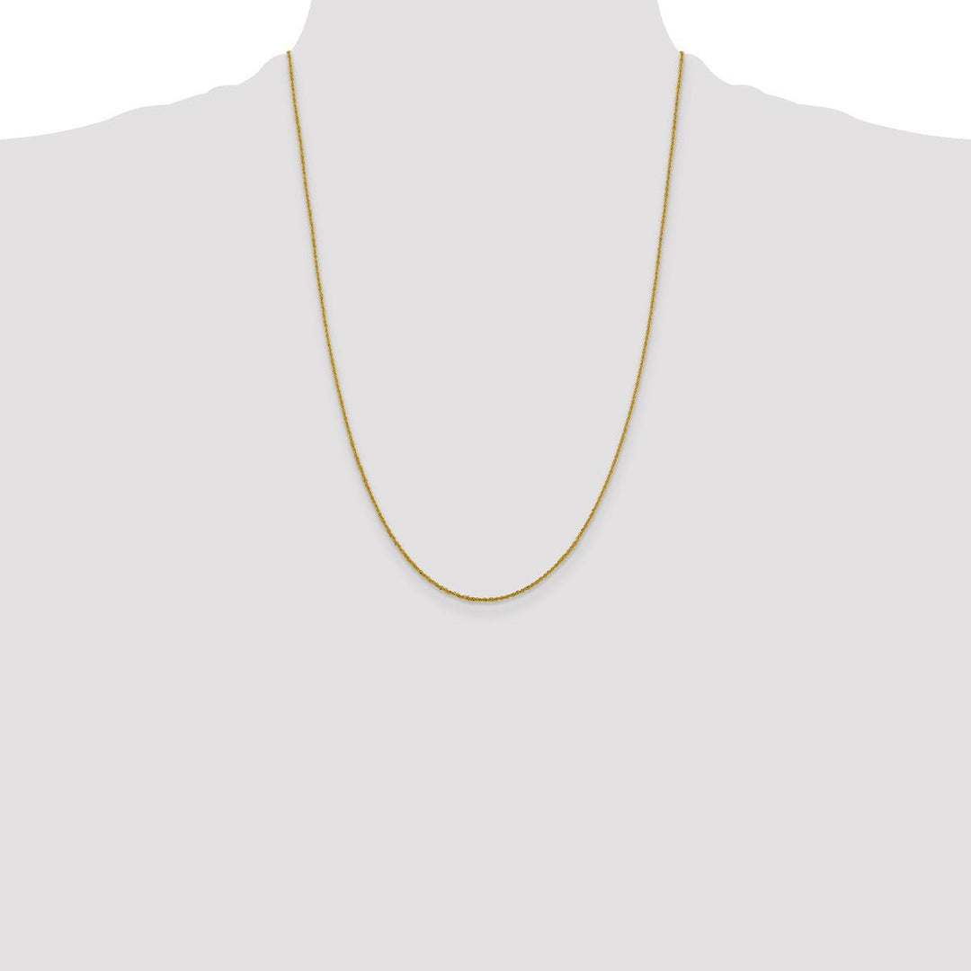 Gold 1.3mm Singapore Chain, 24