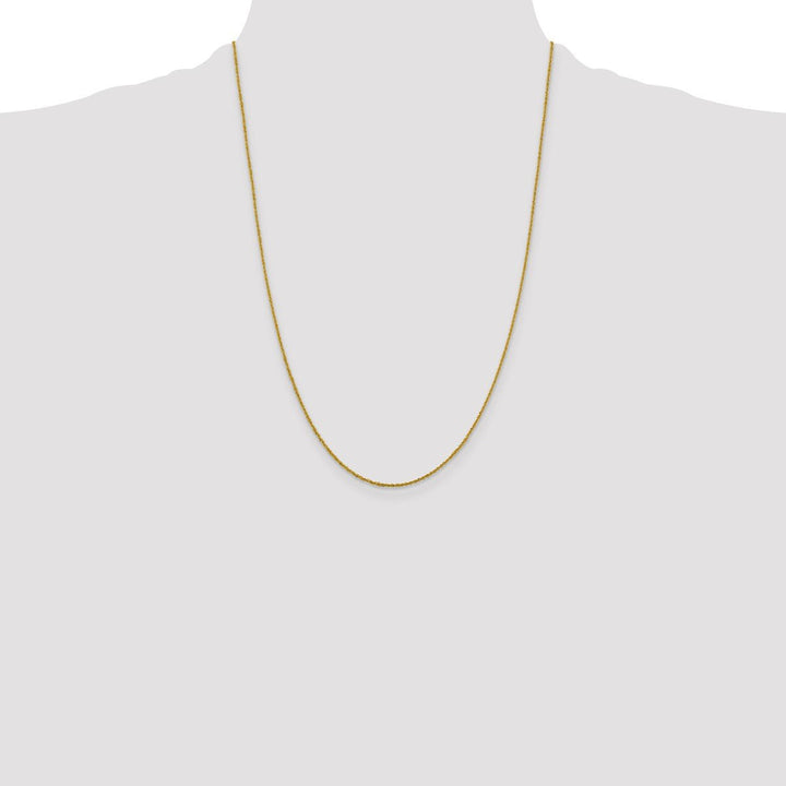 Gold 1.3mm Singapore Chain, 24" - Chain - Design Jewellers Edmonton