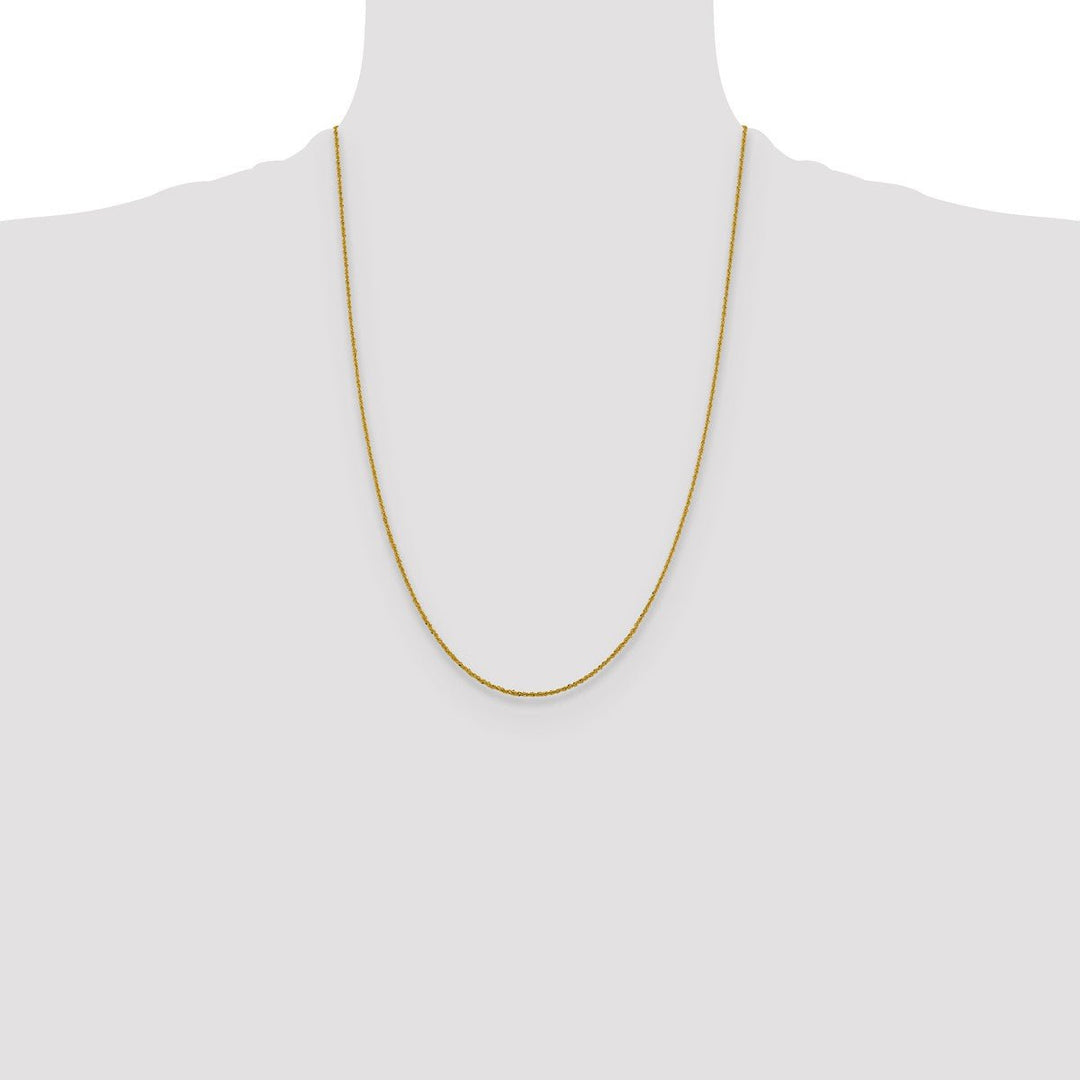 Gold 1.3mm Singapore Chain, 24