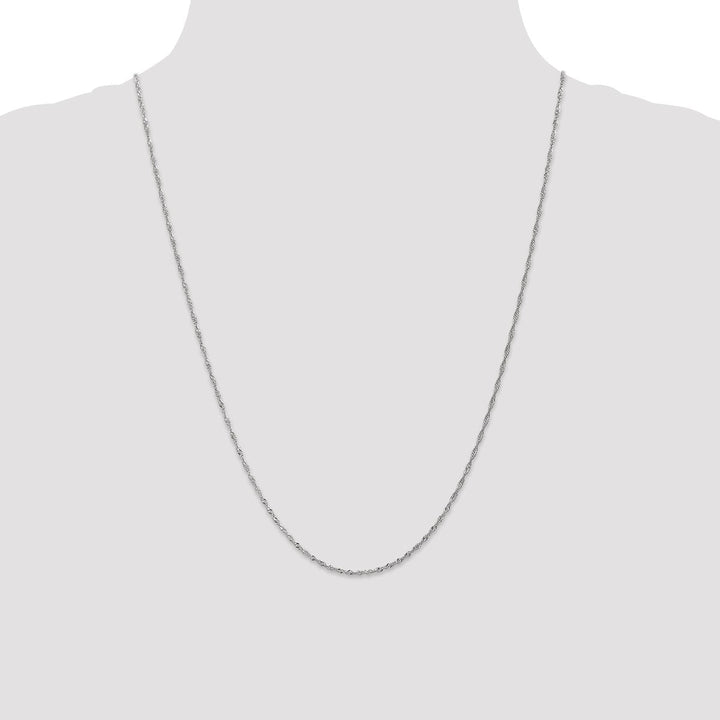 Gold 1.3mm Singapore Chain, 24" - Chain - Design Jewellers Edmonton
