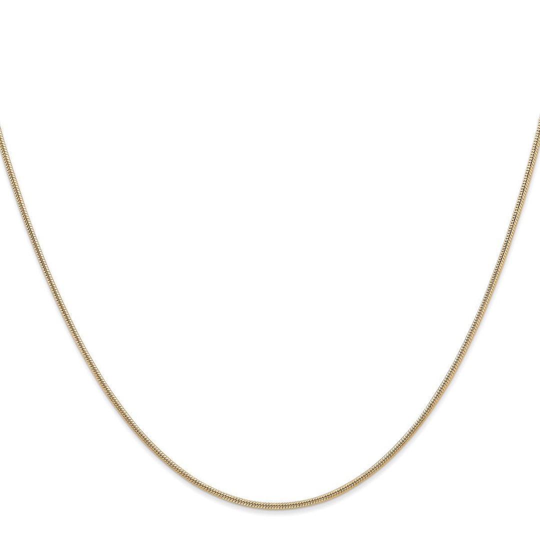 Gold 1.3mm Snake Chain, 16