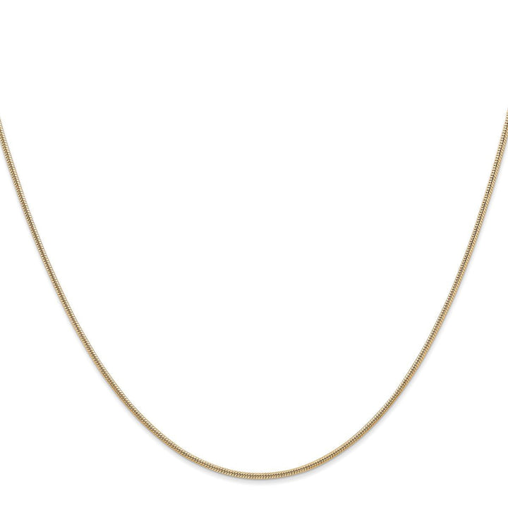 Gold 1.3mm Snake Chain, 16" - Chain - Design Jewellers Edmonton