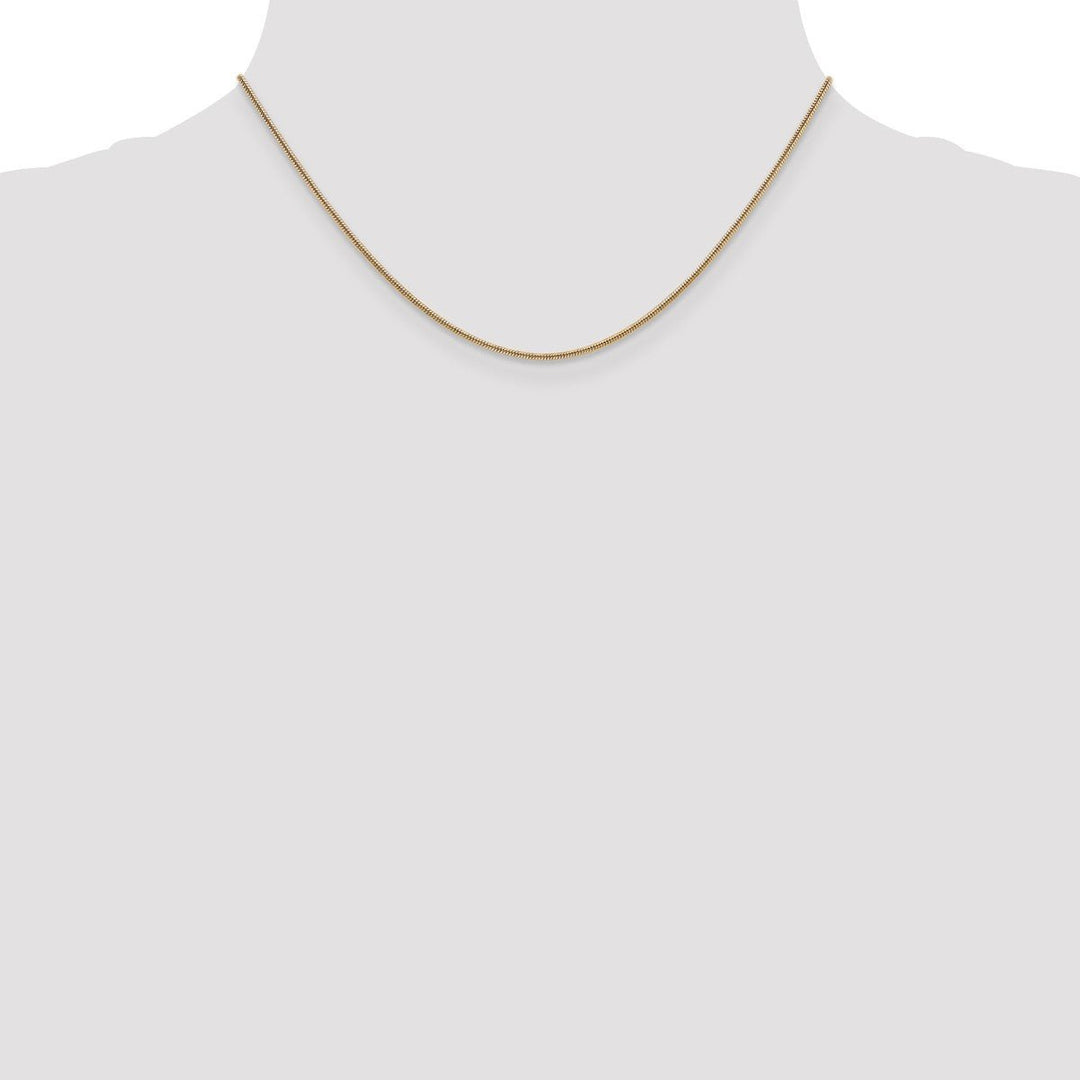 Gold 1.3mm Snake Chain, 16