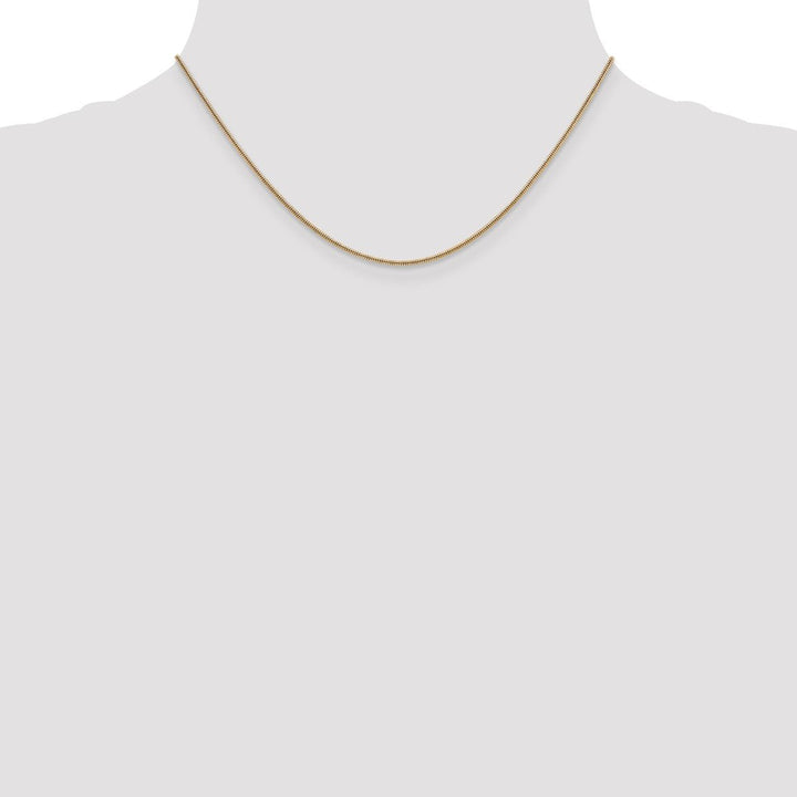 Gold 1.3mm Snake Chain, 16" - Chain - Design Jewellers Edmonton