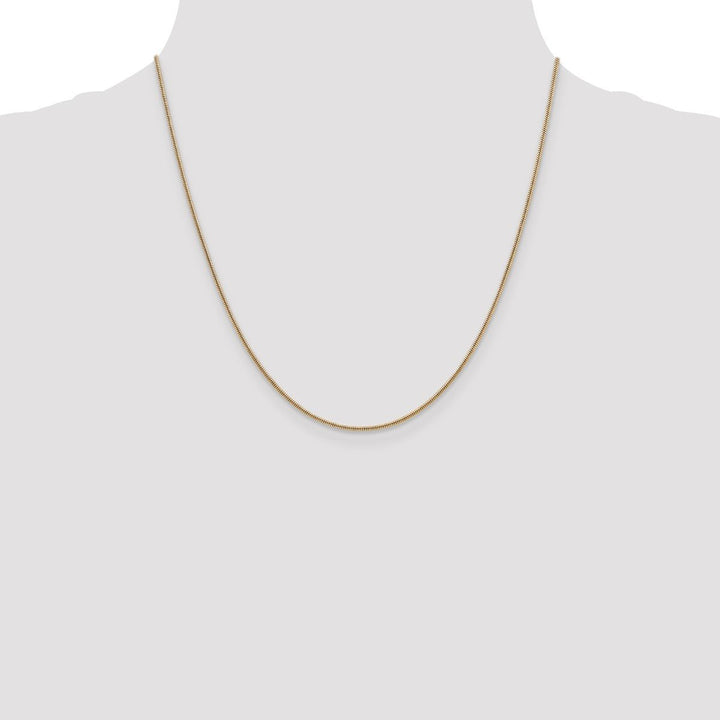 Gold 1.3mm Snake Chain, 20" - Chain - Design Jewellers Edmonton