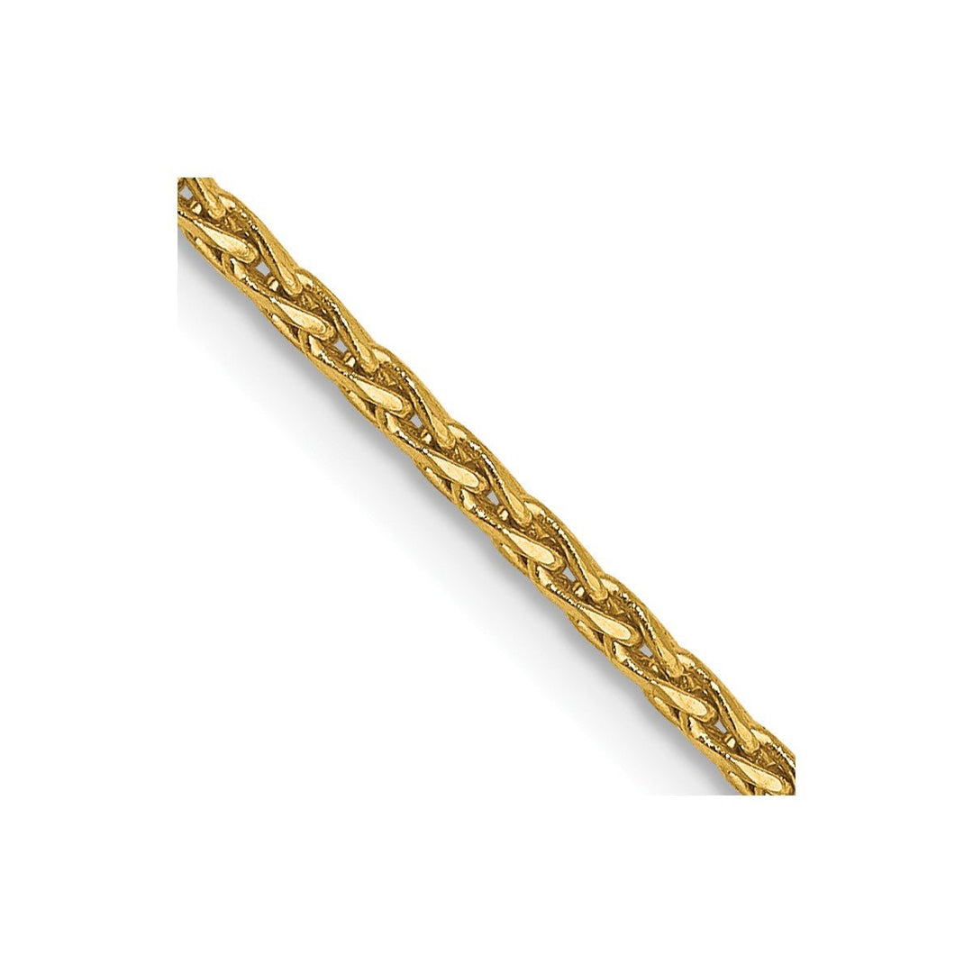 Gold 1.3mm Spiga (Wheat) Chain, 18"