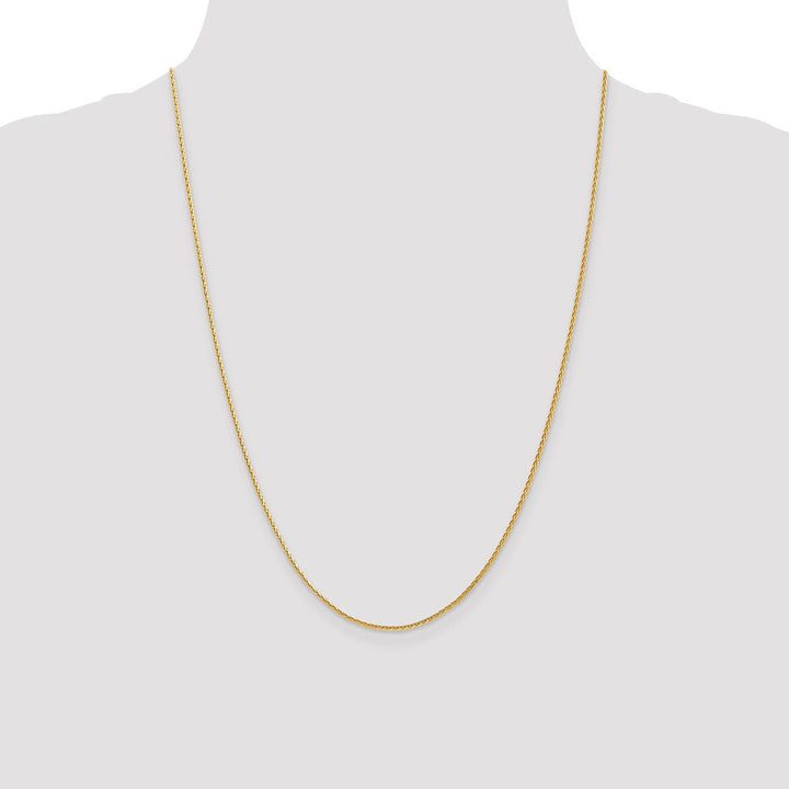 Gold 1.3mm Spiga (Wheat) Chain, 24" - Chain - Design Jewellers Edmonton