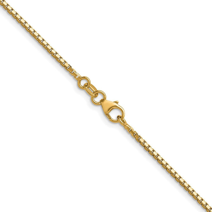 Gold 1.45mm Box Chain, 16" - Chain - Design Jewellers Edmonton