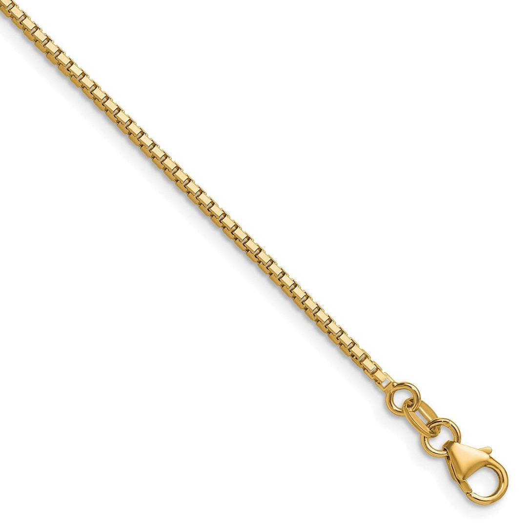 Gold 1.45mm Box Chain, 16"