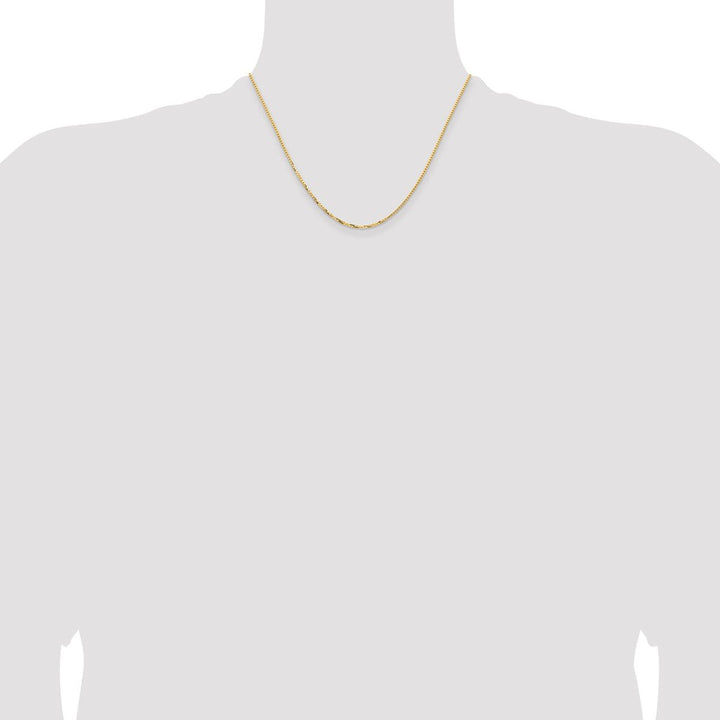 Gold 1.45mm Box Chain, 18" - Chain - Design Jewellers Edmonton