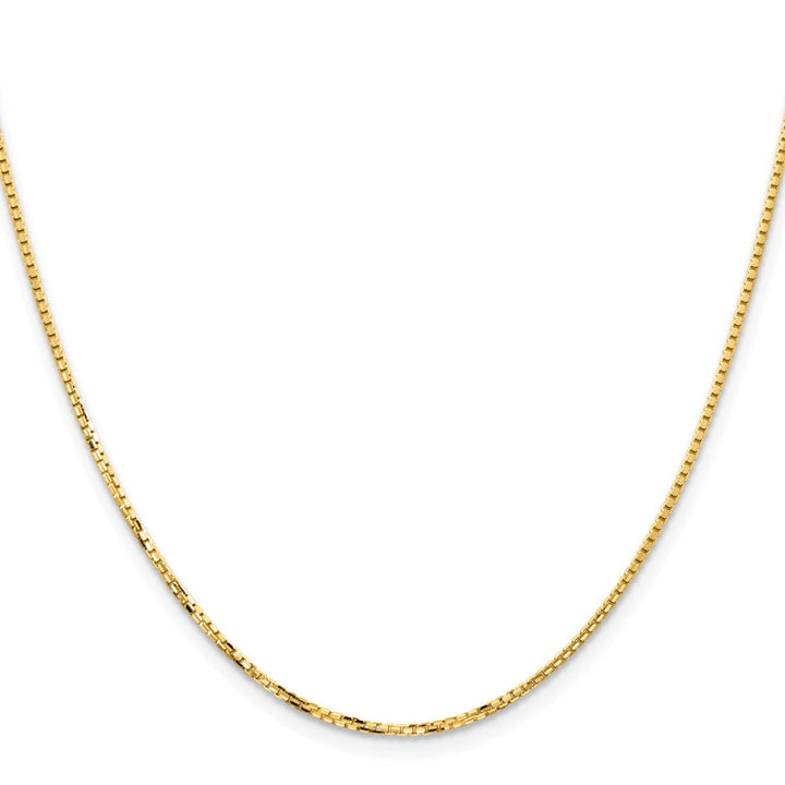 Gold 1.45mm Box Chain, 18" - Chain - Design Jewellers Edmonton