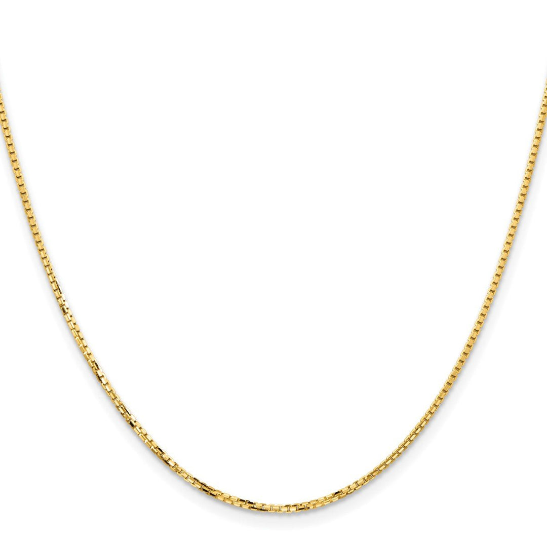 Gold 1.45mm Box Chain, 24