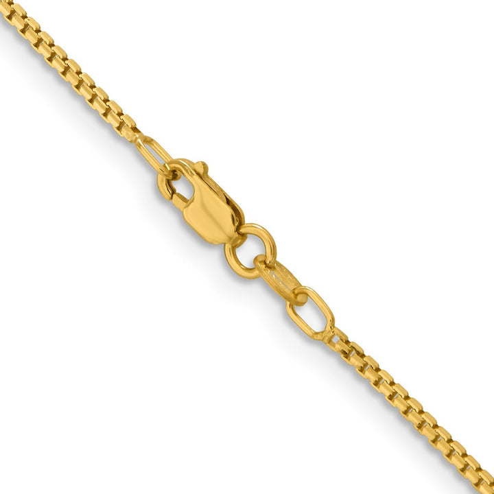 Gold 1.45mm Box Chain, 24" - Chain - Design Jewellers Edmonton