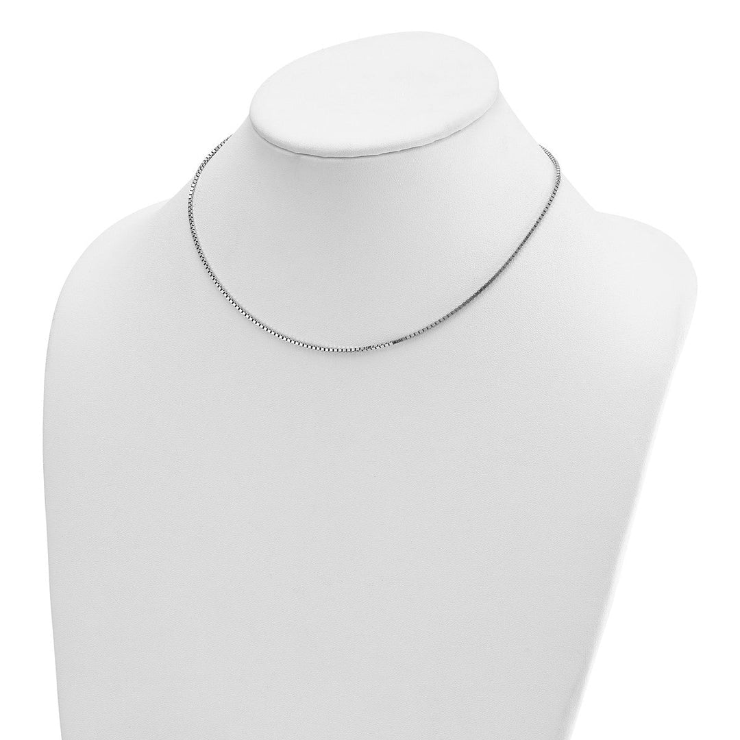Gold 1.4mm Box Necklace, 16