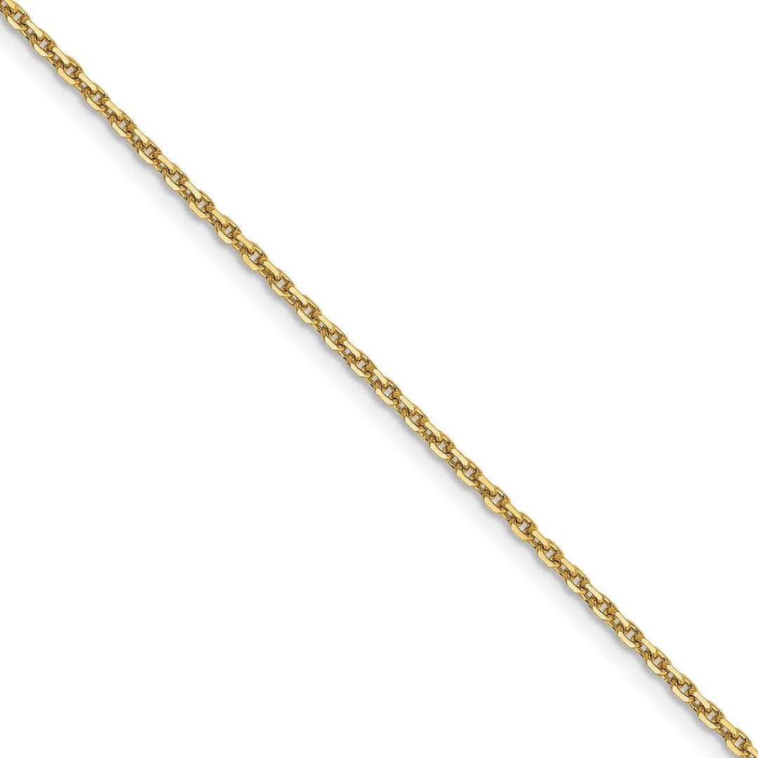 Gold 1.4mm Cable Chain, 100