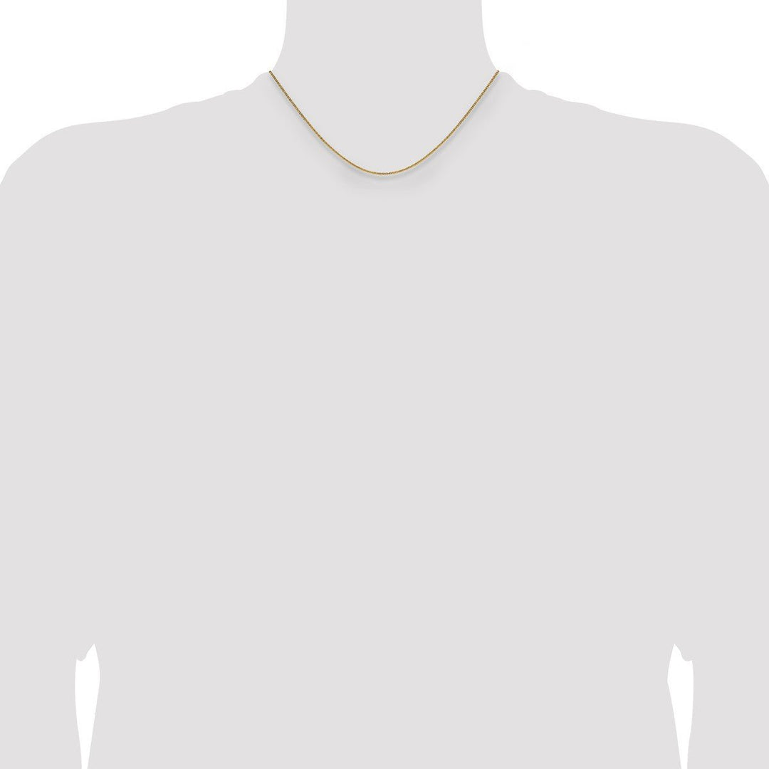 Gold 1.4mm Cable Chain, 16