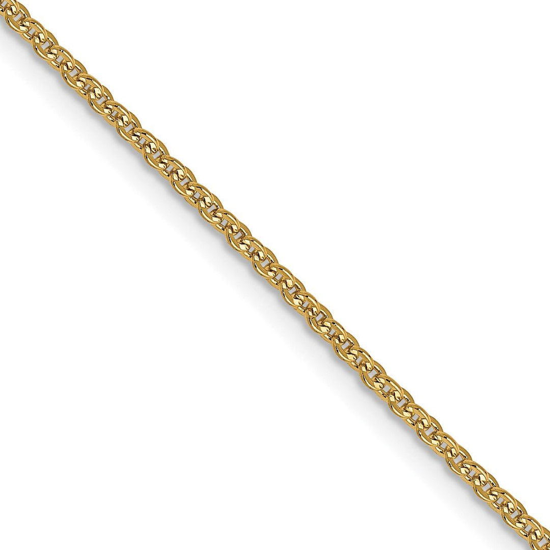 Gold 1.4mm Cable Chain, 16
