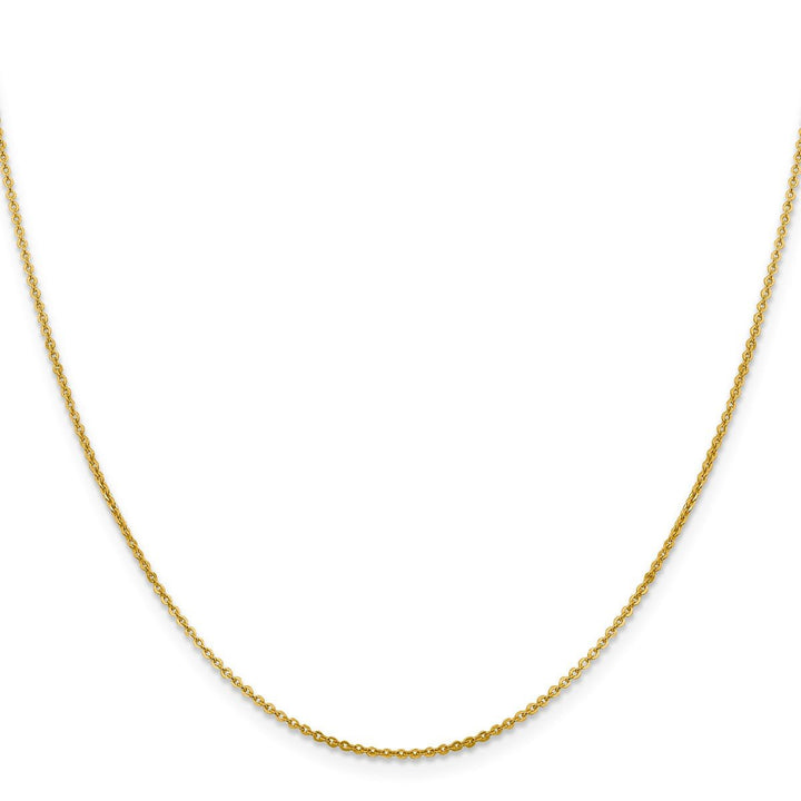Gold 1.4mm Cable Chain, 16" - Chain - Design Jewellers Edmonton