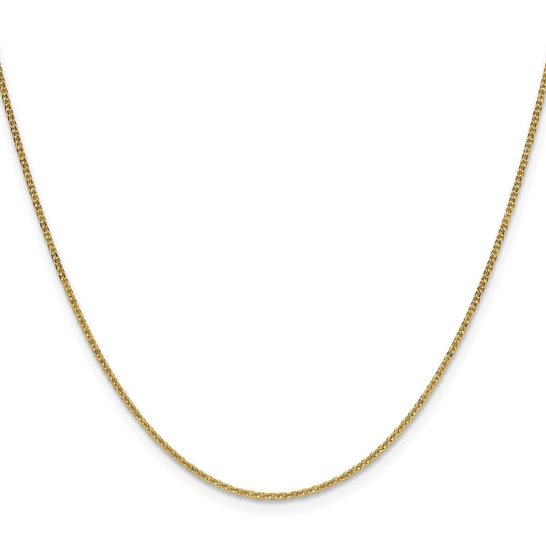 Gold 1.4mm Cable Chain, 16