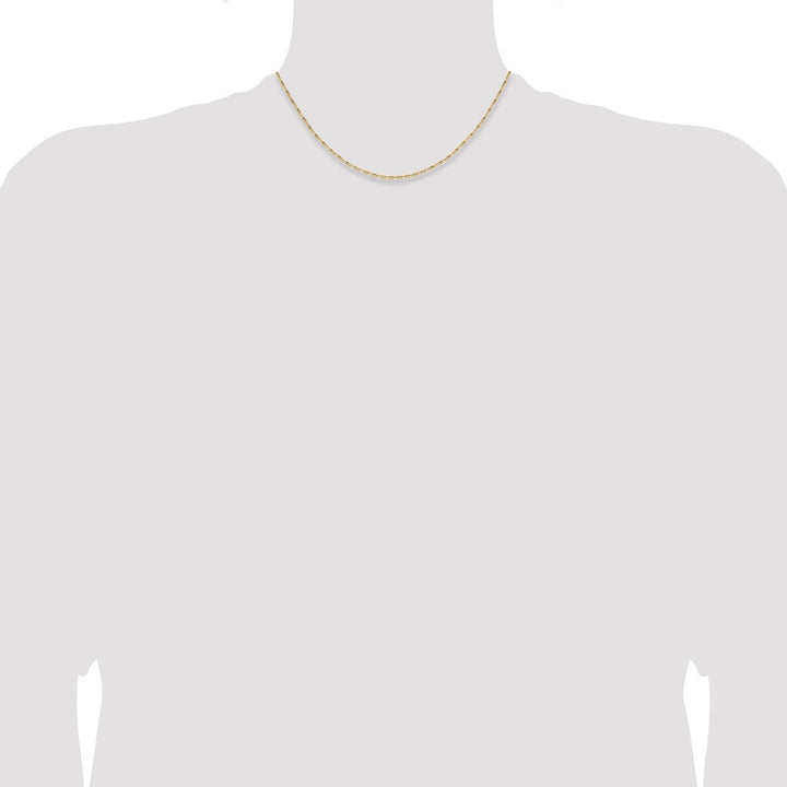 Gold 1.4mm Cable Chain, 16" - Chain - Design Jewellers Edmonton