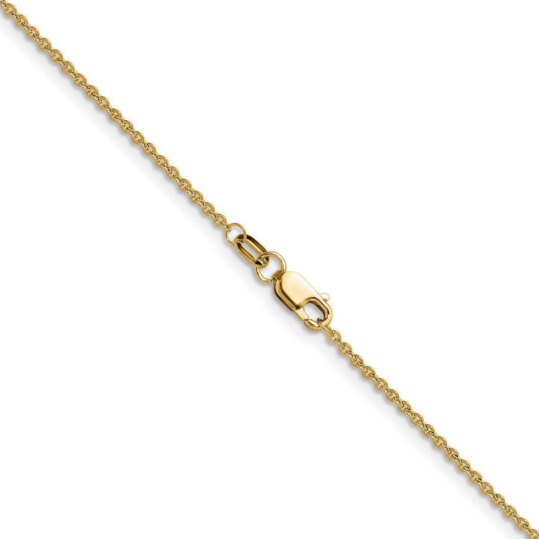 Gold 1.4mm Cable Chain, 16