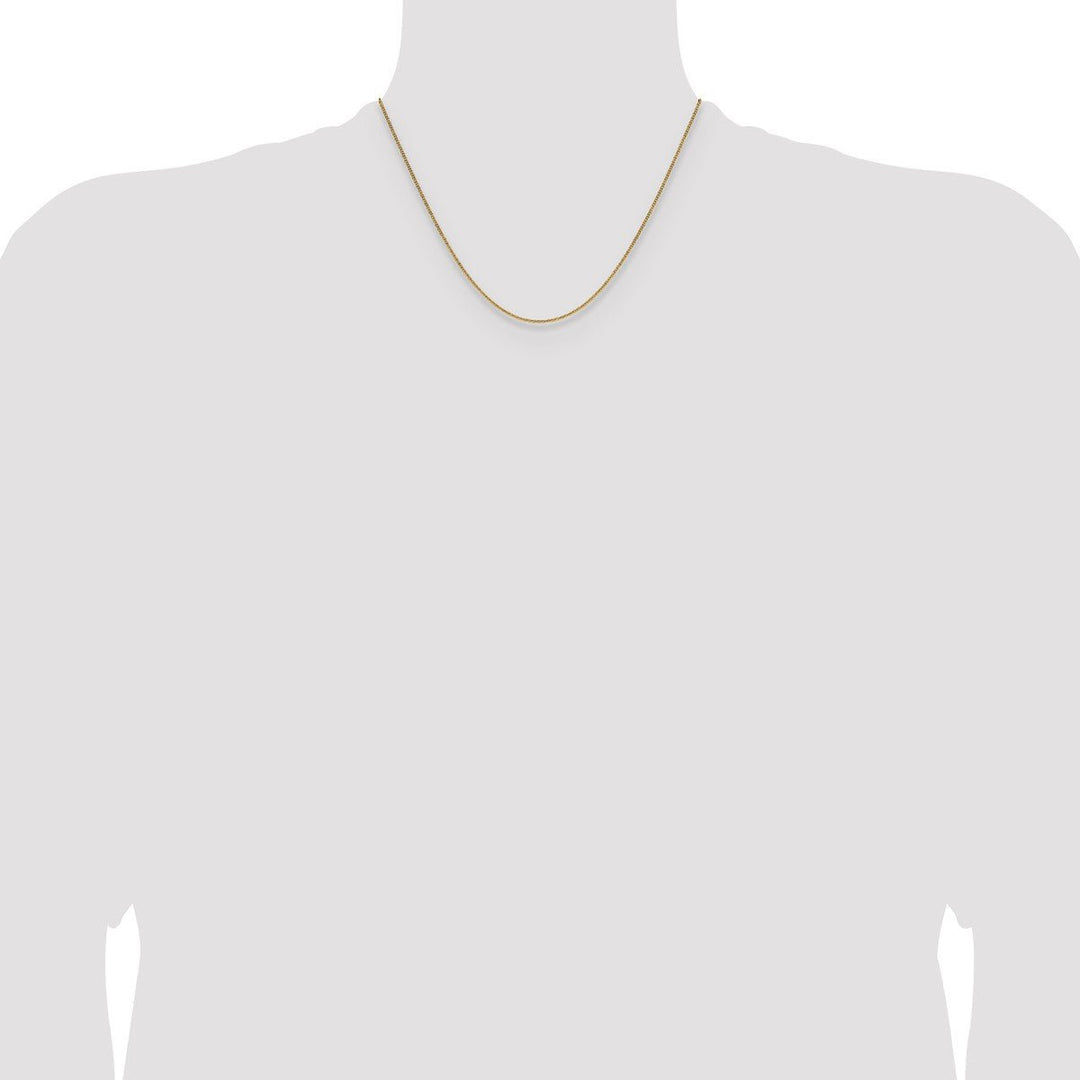 Gold 1.4mm Cable Chain, 18