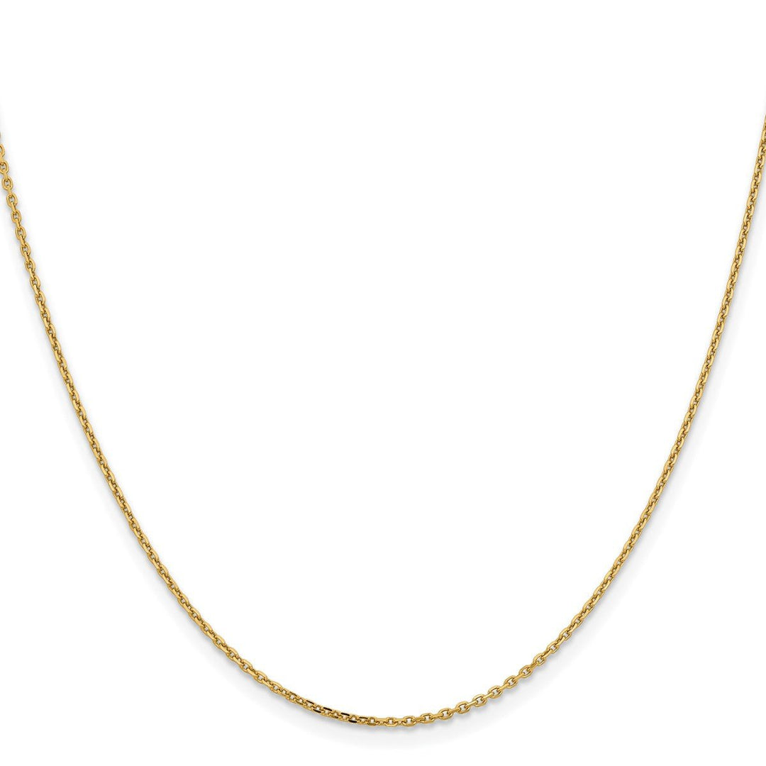 Gold 1.4mm Cable Chain, 18