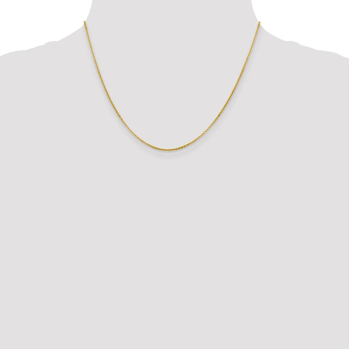 Gold 1.4mm Cable Chain, 18" - Chain - Design Jewellers Edmonton