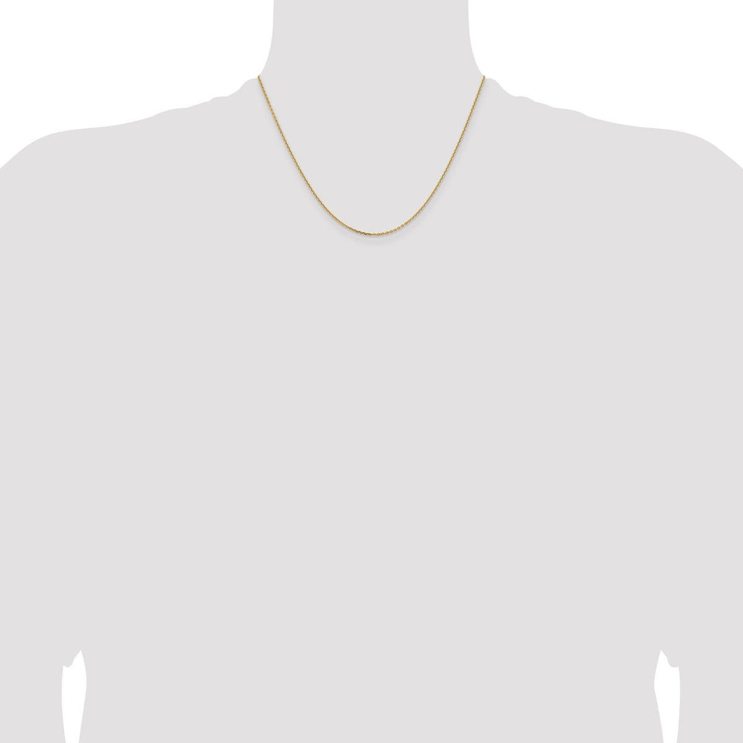 Gold 1.4mm Cable Chain, 18