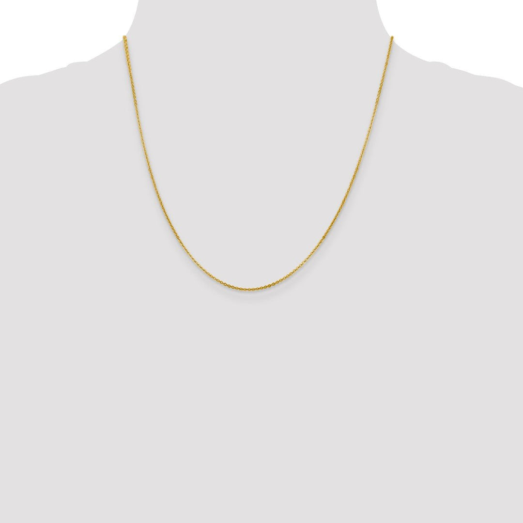 Gold 1.4mm Cable Chain, 20