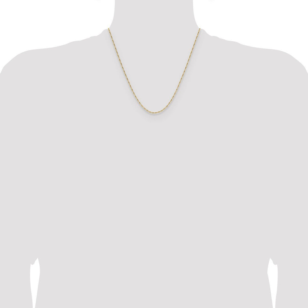 Gold 1.4mm Cable Chain, 20