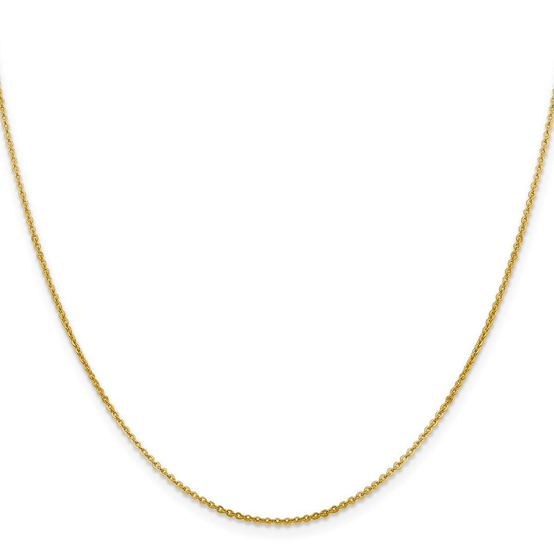 Gold 1.4mm Cable Chain, 20