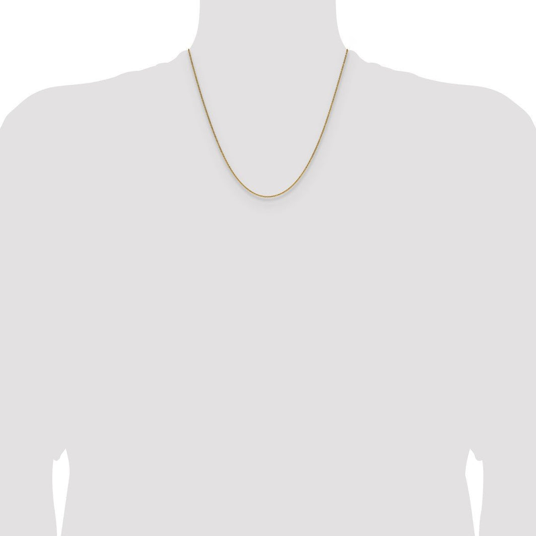Gold 1.4mm Cable Chain, 20