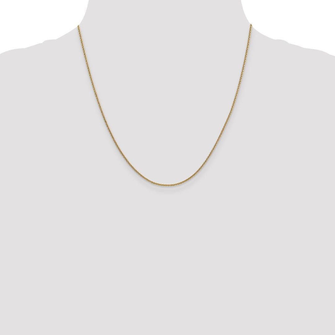 Gold 1.4mm Cable Chain, 20