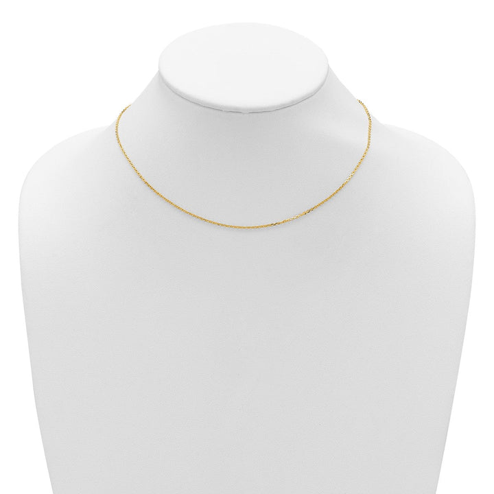 Gold 1.4mm Cable Chain, 22" - Chain - Design Jewellers Edmonton