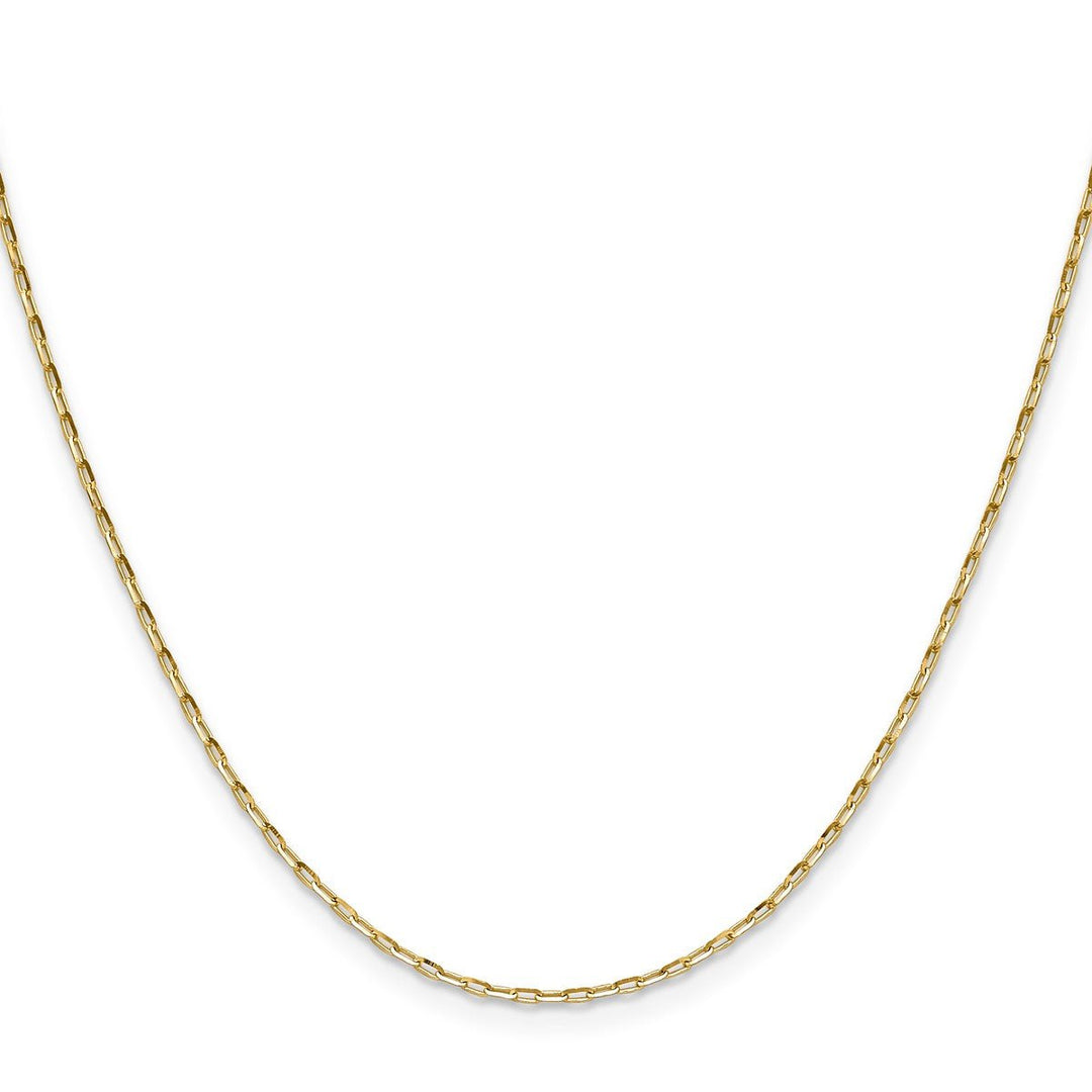 Gold 1.4mm Cable Chain, 22