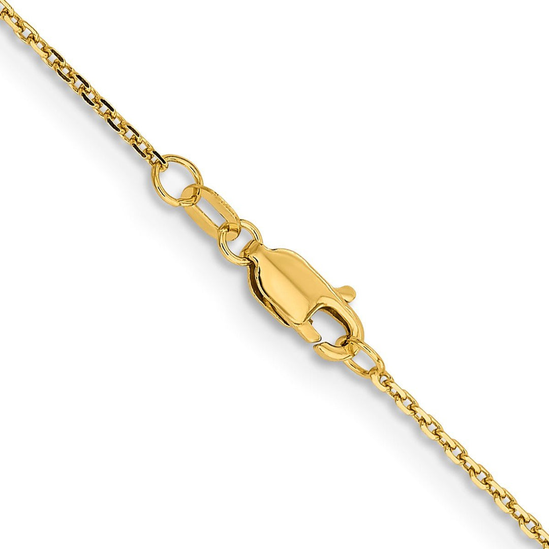 Gold 1.4mm Cable Chain, 22