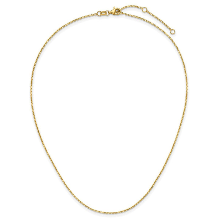 Gold 1.4mm Cable Chain, 22" - Chain - Design Jewellers Edmonton