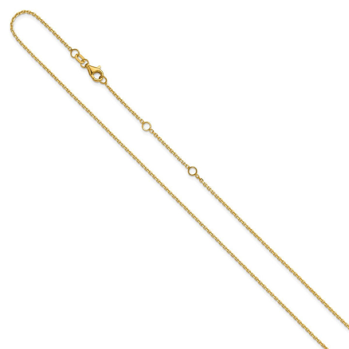 Gold 1.4mm Cable Chain, 22" - Chain - Design Jewellers Edmonton