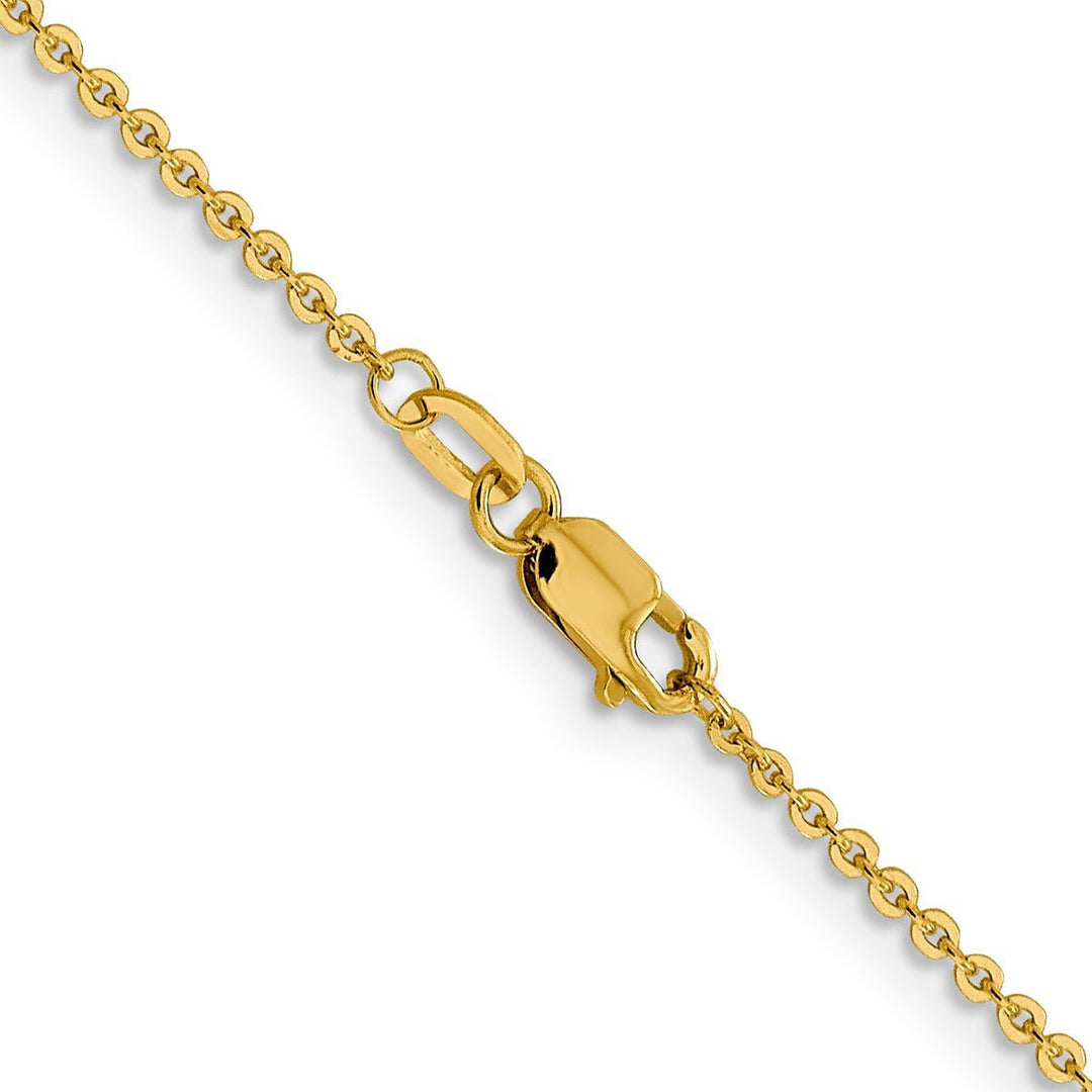 Gold 1.4mm Cable Chain, 24