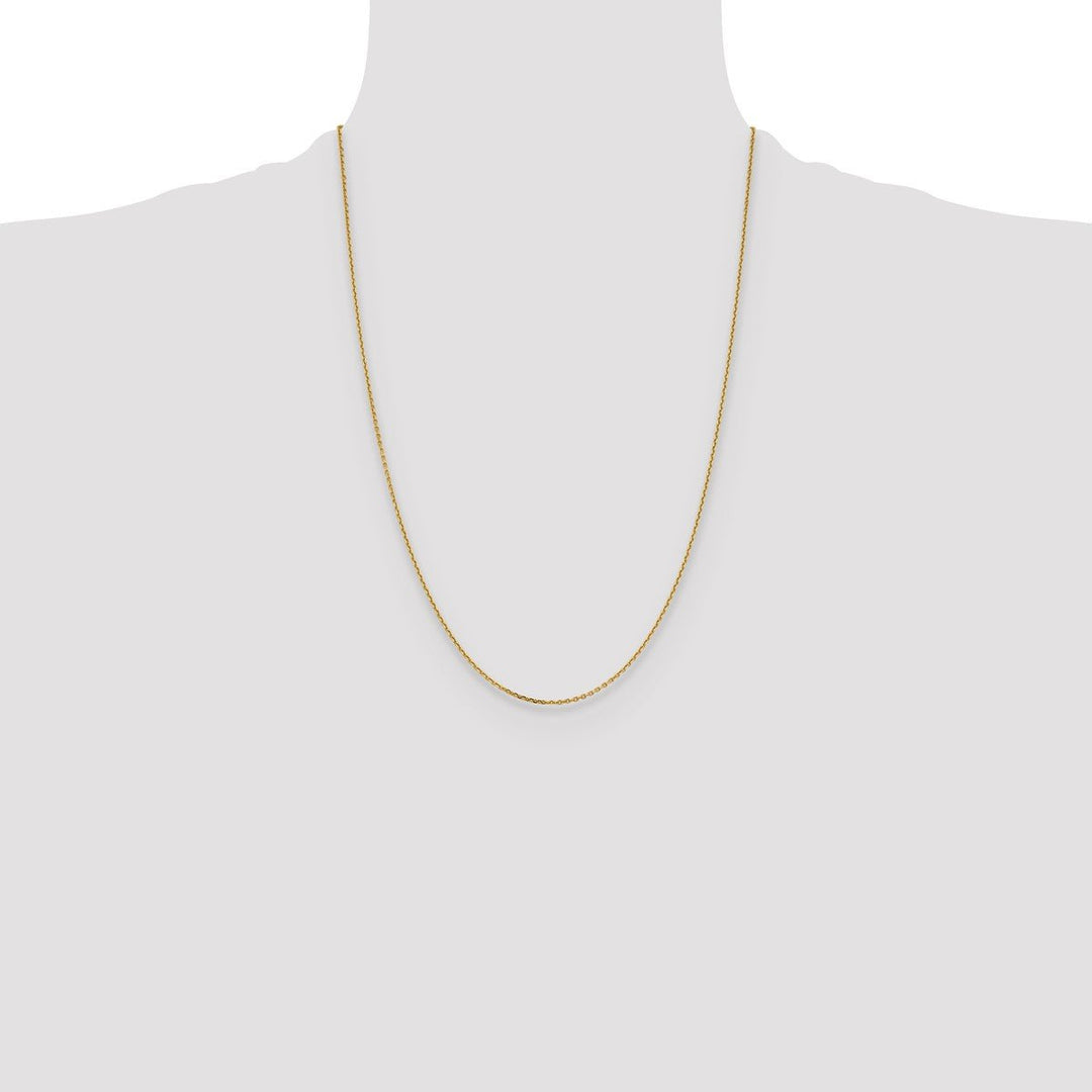 Gold 1.4mm Cable Chain, 24