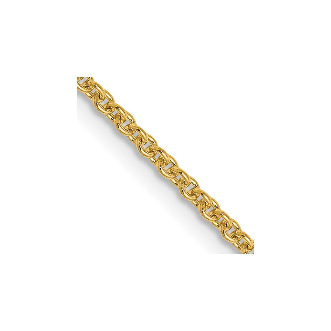 Gold 1.4mm Cable Chain, 24