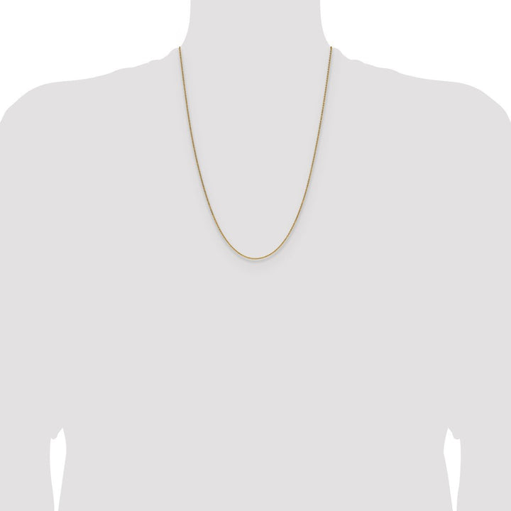 Gold 1.4mm Cable Chain, 24" - Chain - Design Jewellers Edmonton