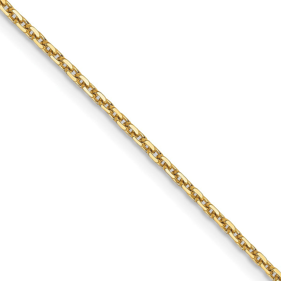 Gold 1.4mm Cable Chain, 24"