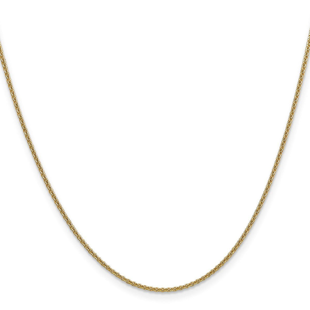 Gold 1.4mm Cable Chain, 24