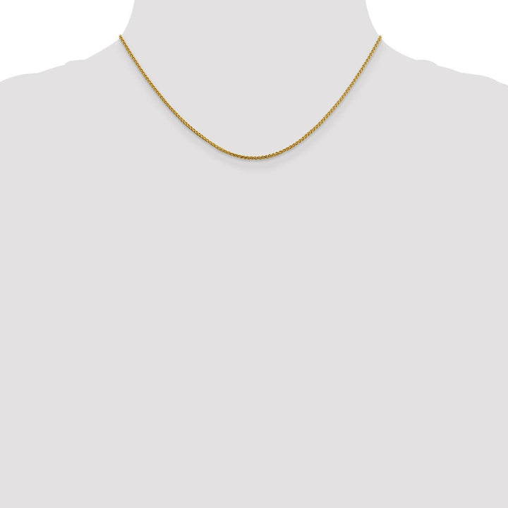 Gold 1.4mm Franco Chain, 16" - Chain - Design Jewellers Edmonton
