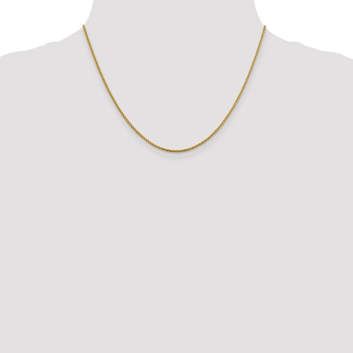 Gold 1.4mm Franco Chain, 18" - Chain - Design Jewellers Edmonton