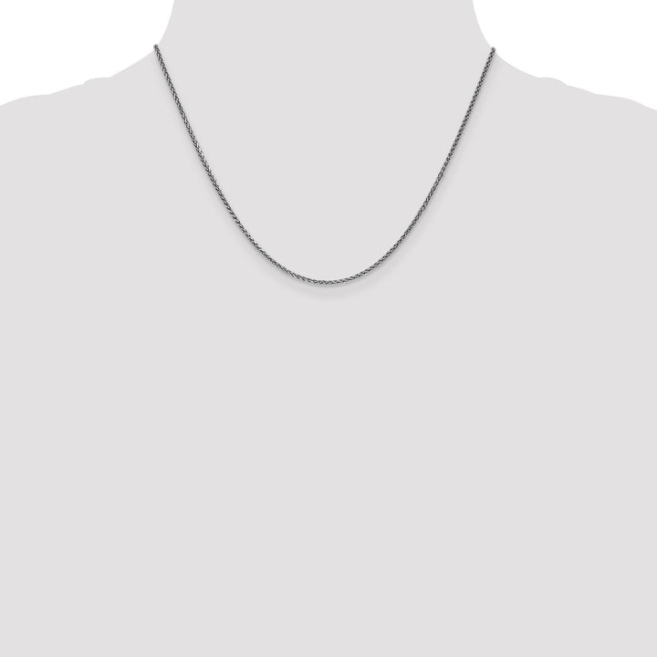 Gold 1.4mm Spiga (Wheat) Chain, 18" - Chain - Design Jewellers Edmonton