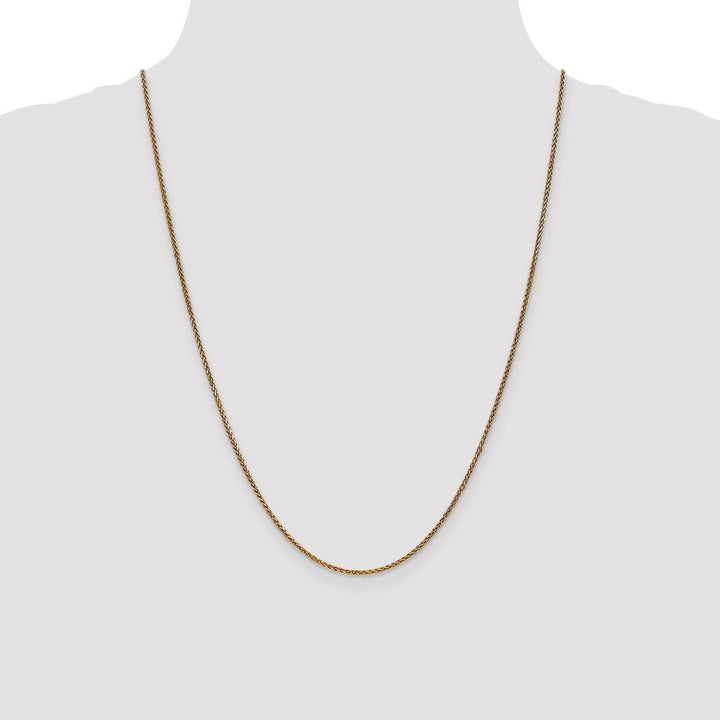 Gold 1.4mm Spiga (Wheat) Chain, 24" - Chain - Design Jewellers Edmonton