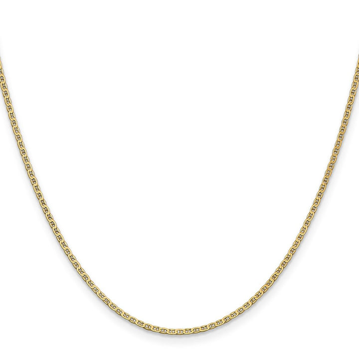 Gold 1.5mm Anchor Chain, 16" - Chain - Design Jewellers Edmonton